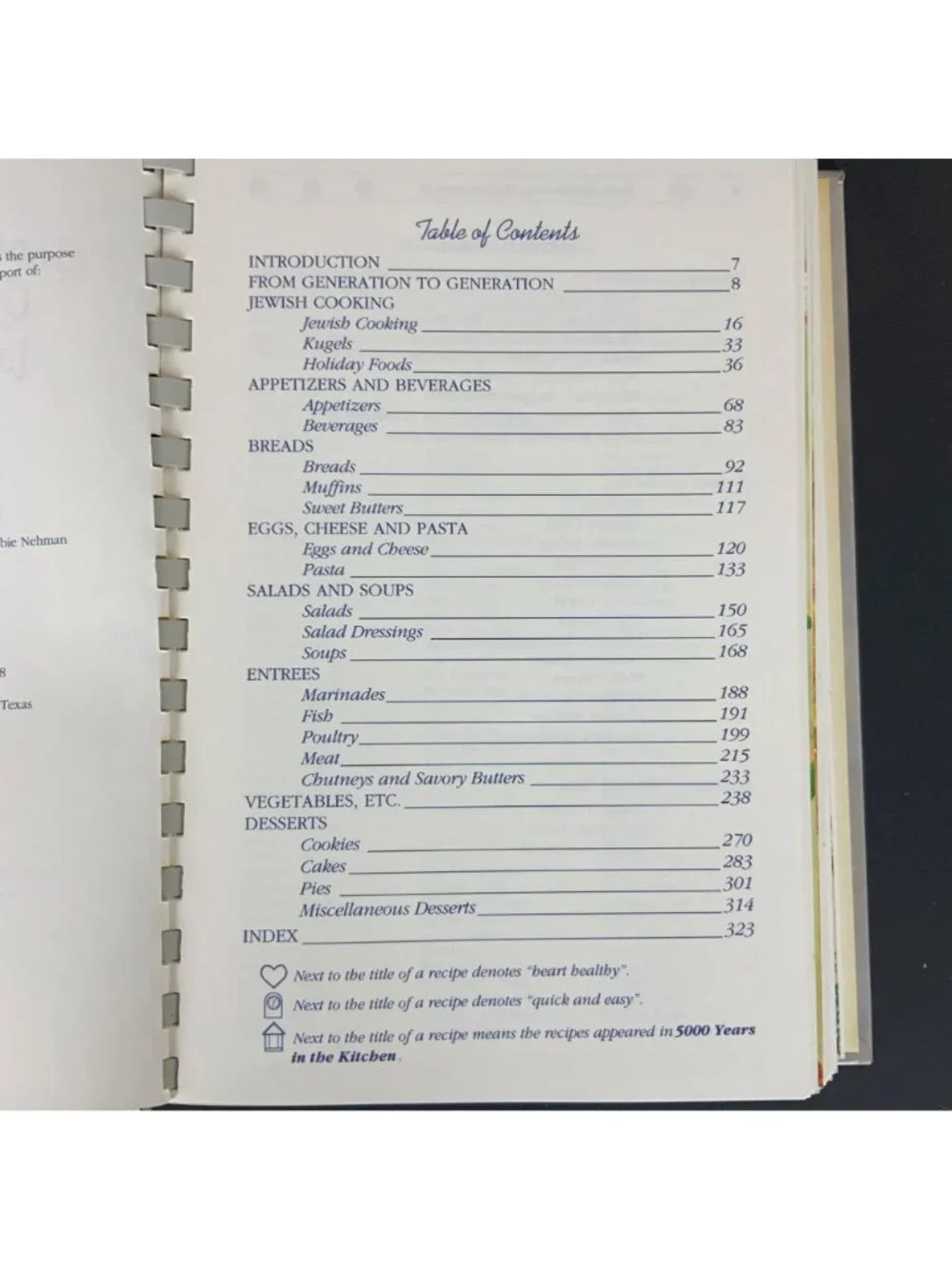 From Generation To Generation Temple Emanu-El Dallas Cookbook 1993 1st Printing